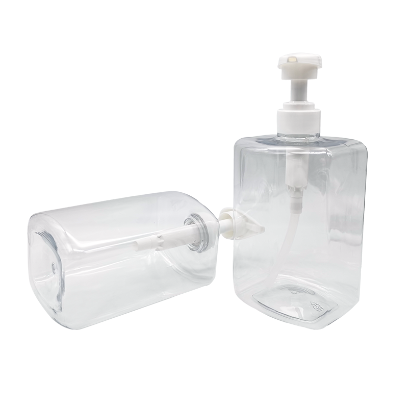 Botol losyen gel mandian syampu telus persegi