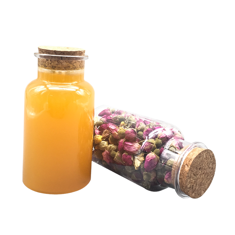 Botol minuman jus buah kering teh bunga tin