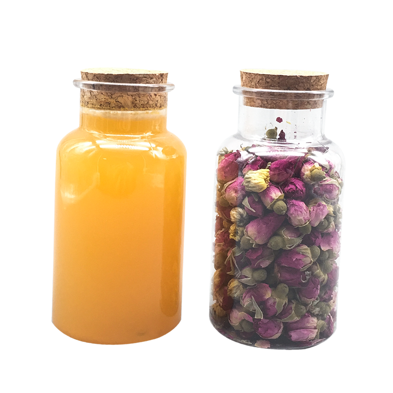 Botol minuman jus buah kering teh bunga tin