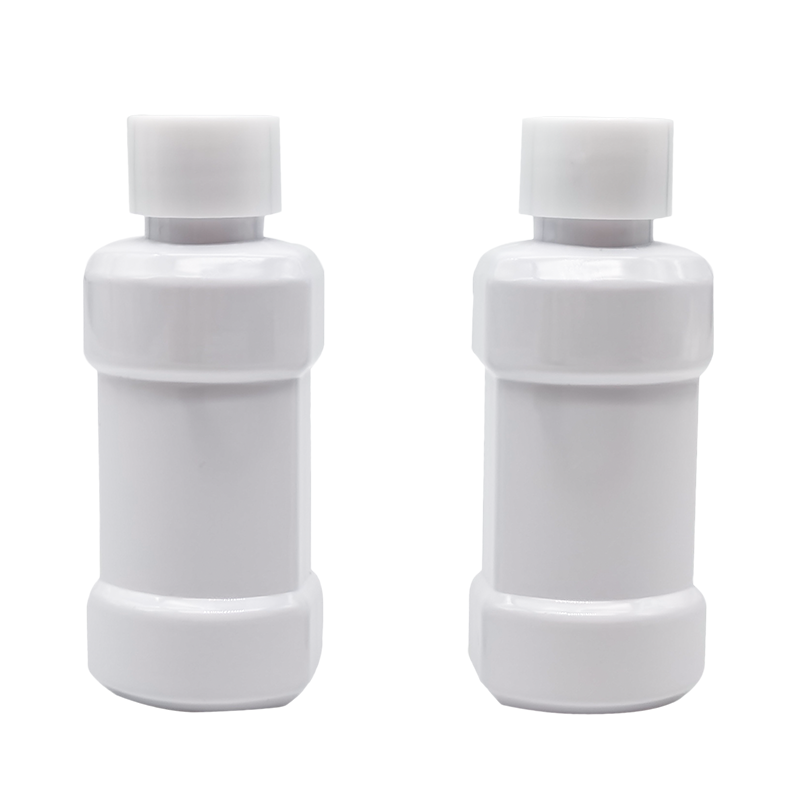 Contoh botol ubat kumur percubaan